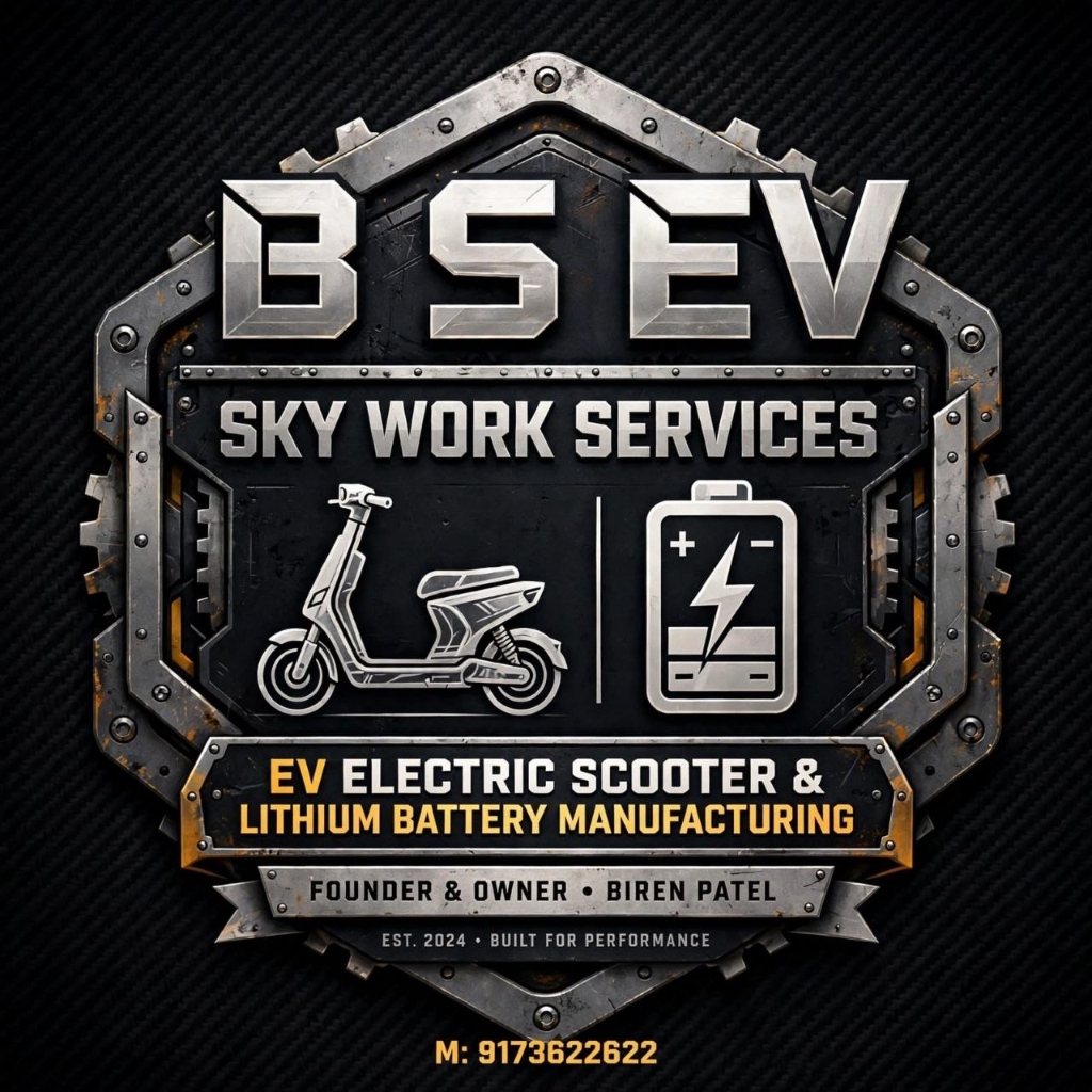 BS EV Skywork Service Logo Badge